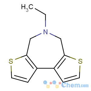 CAS No:64504-69-4 4H-Dithieno(2,3-c:3,2-e)azepine, 5-ethyl-5,6-dihydro-