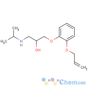 CAS No:6452-71-7 1-(propan-2-ylamino)-3-(2-prop-2-enoxyphenoxy)propan-2-ol