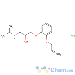 CAS No:6452-73-9 1-(propan-2-ylamino)-3-(2-prop-2-enoxyphenoxy)propan-2-ol