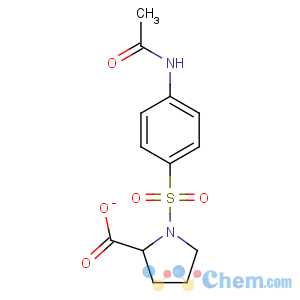 CAS No:64527-22-6 1-{[4-(ACETYLAMINO)PHENYL]SULFONYL}PYRROLIDINE-2-CARBOXYLIC ACID
