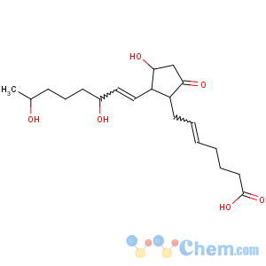 CAS No:64625-54-3 7-[(1R,2R,3R)-2-[(3S,7R)-3,<br />7-dihydroxyoct-1-enyl]-3-hydroxy-5-oxocyclopentyl]hept-5-enoic acid