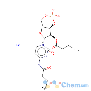 CAS No:64649-87-2 Cytidine,N-(1-oxobutyl)-, cyclic 3',5'-(hydrogen phosphate) 2'-butanoate (9CI)