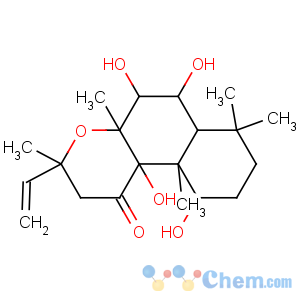 CAS No:64657-20-1 1H-Naphtho[2,1-b]pyran-1-one,3-ethenyldodecahydro-5,6,10,10b-tetrahydroxy-3,4a,7,7,10a-pentamethyl-,(3R,4aR,5S,6S,6aS,10S,10aR,10bS)-