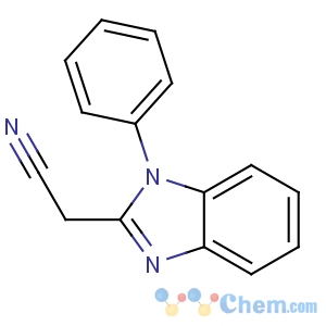 CAS No:6468-35-5 2-(1-phenylbenzimidazol-2-yl)acetonitrile