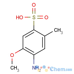 CAS No:6471-78-9 4-amino-5-methoxy-2-methylbenzenesulfonic acid