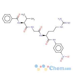 CAS No:64717-41-5 L-Argininamide,N-benzoyl-L-valylglycyl-N-(4-nitrophenyl)-