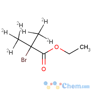 CAS No:64768-38-3 Propanoic-3,3,3-d3acid, 2-bromo-2-(methyl-d3)-, ethyl ester (9CI)