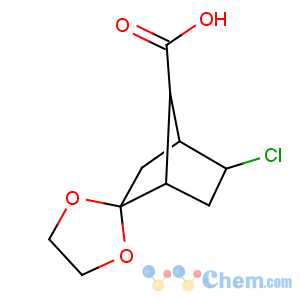 CAS No:64768-51-0 exo-2-Chloro-5,5-ethylenedioxy-bicyclo[2.2.1]heptane-syn-7-carboxylic acid