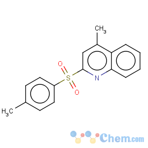 CAS No:64789-03-3 Quinoline,4-methyl-2-[(4-methylphenyl)sulfonyl]-