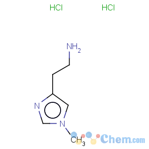 CAS No:6481-48-7 1H-Imidazole-4-ethanamine,1-methyl-, hydrochloride (1:2)
