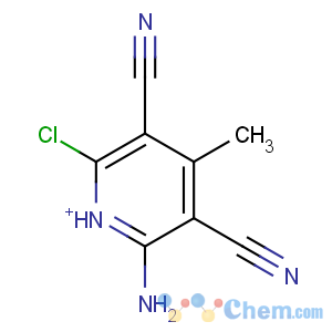 CAS No:64829-09-0 3,5-Pyridinedicarbonitrile,2-amino-6-chloro-4-methyl-