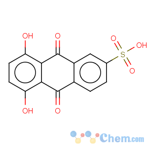 CAS No:6483-85-8 5,8-dihydroxy-9,10-dioxo-9,10-dihydroanthracene-2-sulfonic acid