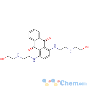 CAS No:64862-96-0 1,4-bis[2-(2-hydroxyethylamino)ethylamino]anthracene-9,10-dione