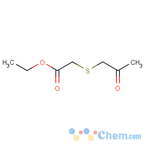 CAS No:64878-05-3 Acetic acid,2-[(2-oxopropyl)thio]-, ethyl ester