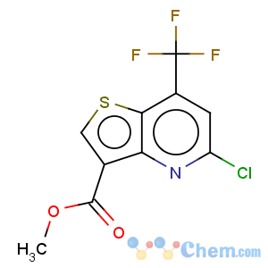 CAS No:648859-81-8 methyl 5-chloro-7-(trifluoromethyl)thieno[3,2-b]pyridine-3-carboxylate