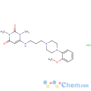 CAS No:64887-14-5 6-[3-[4-(2-methoxyphenyl)piperazin-1-yl]propylamino]-1,<br />3-dimethylpyrimidine-2,4-dione