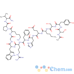 CAS No:64887-70-3 a-Melanotropin (swine),4-L-norleucine-