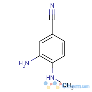 CAS No:64910-46-9 3-amino-4-(methylamino)benzonitrile