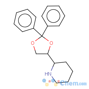 CAS No:6495-46-1 Piperidine,2-(2,2-diphenyl-1,3-dioxolan-4-yl)-