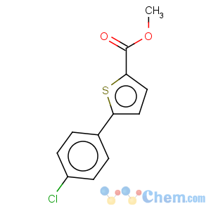 CAS No:649569-56-2 2-Thiophenecarboxylicacid, 5-(4-chlorophenyl)-, methyl ester
