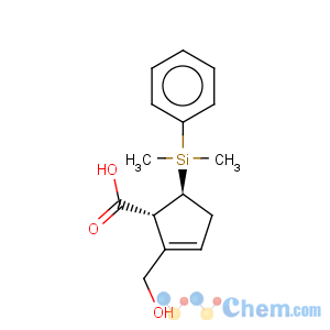 CAS No:649761-21-7 (1R,5S)-5-(Dimethylphenylsilyl)-2-(hydroxymethyl)-2-cyclopentene-1-carboxylic acid