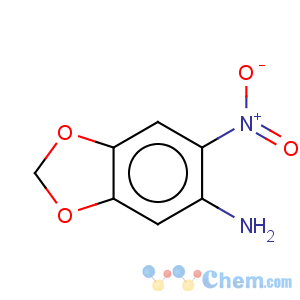 CAS No:64993-07-3 1,3-Benzodioxol-5-amine,6-nitro-