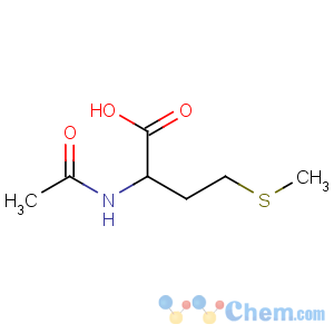 CAS No:65-82-7 (2S)-2-acetamido-4-methylsulfanylbutanoic acid