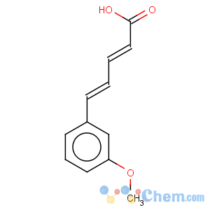 CAS No:6500-63-6 2,4-Pentadienoic acid,5-(3-methoxyphenyl)-