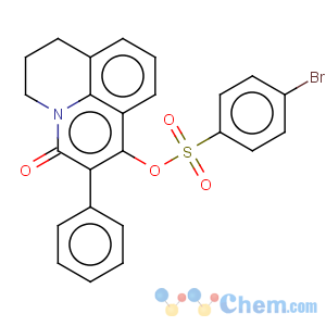 CAS No:650141-39-2 4-Bromo-benzenesulfonic acid 3-oxo-2-phenyl-6,7-dihydro-3H,5H-pyrido[3,2,1-ij]quinolin-1-yl ester