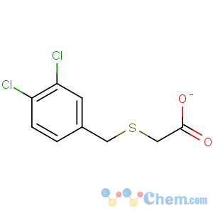 CAS No:65051-00-5 Acetic acid,2-[[(3,4-dichlorophenyl)methyl]thio]-