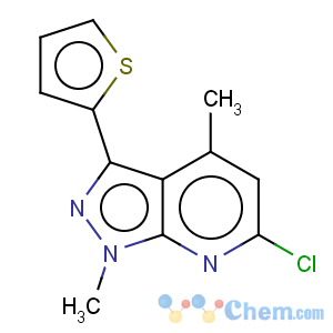 CAS No:650592-18-0 6-Chloro-1,4-dimethyl-3-(2-thienyl)-1H-pyrazolo[3,4-b]pyridine