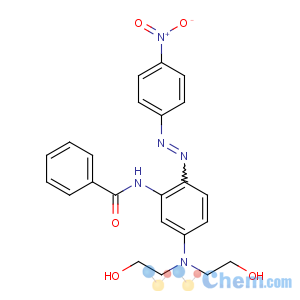 CAS No:65072-53-9 N-[5-[bis(2-hydroxyethyl)amino]-2-[(4-nitrophenyl)diazenyl]phenyl]<br />benzamide