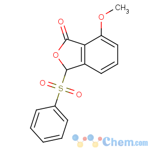 CAS No:65131-09-1 3-(benzenesulfonyl)-7-methoxy-3H-2-benzofuran-1-one