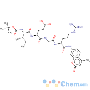 CAS No:65147-06-0 L-Argininamide,N-[(1,1-dimethylethoxy)carbonyl]-L-isoleucyl-L-a-glutamylglycyl-N-(4-methyl-2-oxo-2H-1-benzopyran-7-yl)-