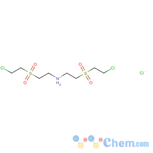 CAS No:65180-91-8 bis[2-(2-chloroethylsulfonyl)ethyl]azanium
