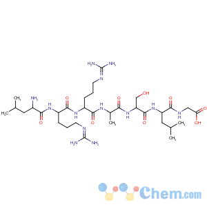 CAS No:65189-71-1 Glycine,L-leucyl-L-arginyl-L-arginyl-L-alanyl-L-seryl-L-leucyl-