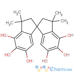 CAS No:65192-09-8 1,1'-Spirobi[1H-indene]-4,4',5,5',6,6'-hexol,2,2',3,3'-tetrahydro-3,3,3',3'-tetramethyl-