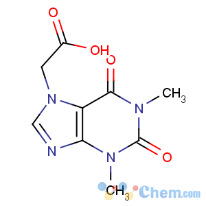 CAS No:652-37-9 2-(1,3-dimethyl-2,6-dioxopurin-7-yl)acetic acid