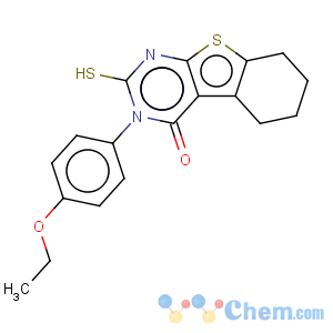 CAS No:65234-03-9 3-(4-Ethoxy-phenyl)-2-mercapto-5,6,7,8-tetrahydro-3H-benzo[4,5]thieno[2,3-d]pyrimidin-4-one