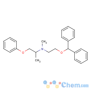 CAS No:65236-29-5 N-(2-benzhydryloxyethyl)-N-methyl-1-phenoxypropan-2-amine