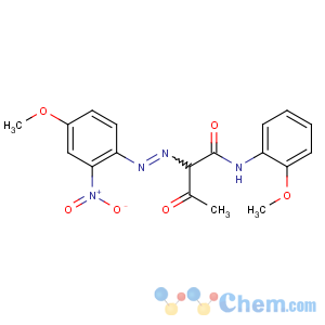 CAS No:6528-34-3 2-[(4-methoxy-2-nitrophenyl)diazenyl]-N-(2-methoxyphenyl)-3-<br />oxobutanamide