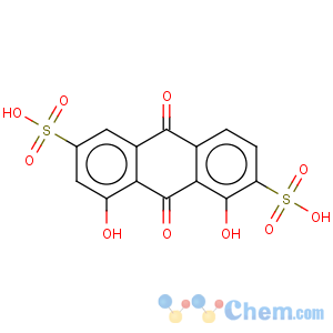 CAS No:6528-48-9 1,8-dihydroxy-9,10-anthraquinone-2,6-disulfonic acid