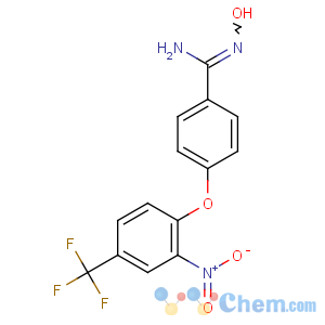 CAS No:652965-53-2 N'-hydroxy-4-[2-nitro-4-(trifluoromethyl)phenoxy]benzenecarboximidamide