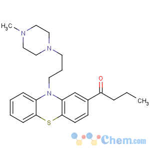 CAS No:653-03-2 1-[10-[3-(4-methylpiperazin-1-yl)propyl]phenothiazin-2-yl]butan-1-one