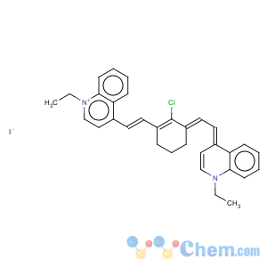 CAS No:65303-21-1 Quinolinium,4-[2-[2-chloro-3-[2-(1-ethyl-4(1H)-quinolinylidene)ethylidene]-1-cyclohexen-1-yl]ethenyl]-1-ethyl-,iodide (1:1)