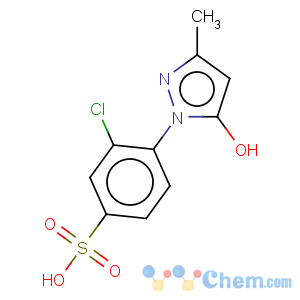 CAS No:6534-33-4 3-chloro-4-(5-hydroxy-3-methyl-1H-pyrazol-1-yl)benzenesulfonic acid