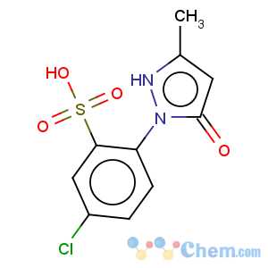 CAS No:6534-34-5 5-chloro-2-(3-methyl-5-oxo-2H-pyrazol-1(5H)-yl)benzenesulfonic acid