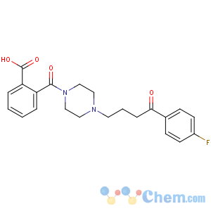 CAS No:65348-43-8 2-({4-[4-(4-fluorophenyl)-4-oxobutyl]piperazin-1-yl}carbonyl)benzoic acid