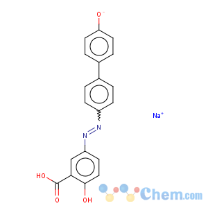 CAS No:6535-41-7 sodium 2-hydroxy-5-[4-(4-hydroxyphenyl)phenyl]azo-benzoate