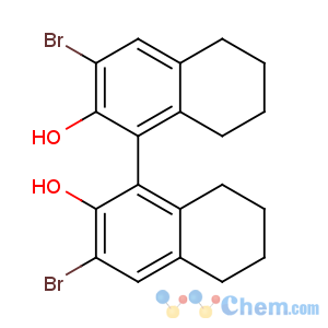 CAS No:65355-08-0 3-bromo-1-(3-bromo-2-hydroxy-5,6,7,8-tetrahydronaphthalen-1-yl)-5,6,7,<br />8-tetrahydronaphthalen-2-ol